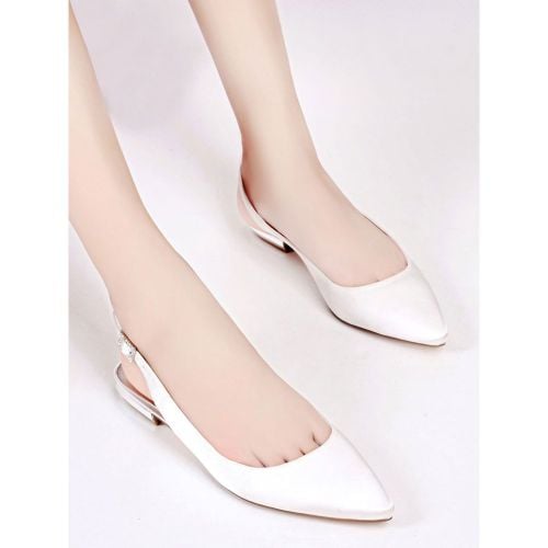 Women&apos;s Flat Slingback Wedding Shoes - milanoo.com - Modalova