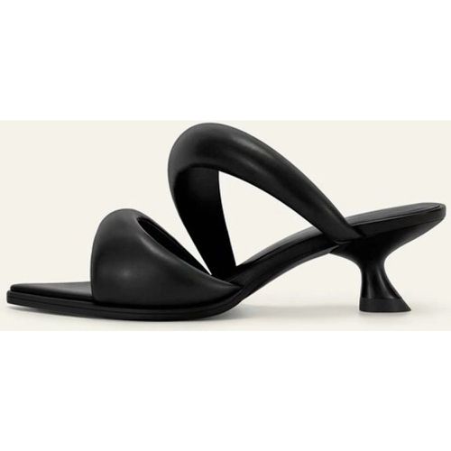 Women's Kitten Heel Mules Designed Slip On Slides - milanoo.com - Modalova