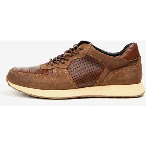 Mens Sneakers Comfy Cowhide Pointed Toe Causal Shoes - milanoo.com - Modalova