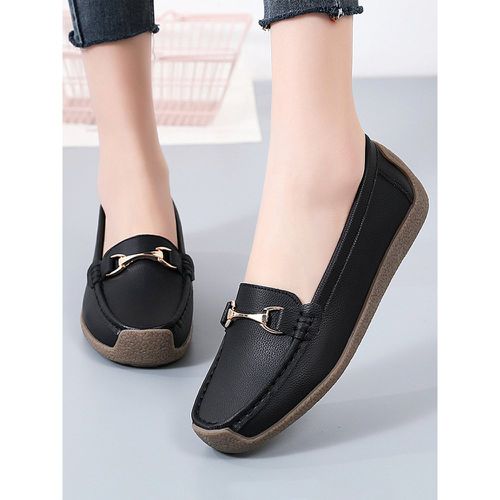 Women's Casual Flat Shoes Round Toe Slip On Shoes - milanoo.com - Modalova