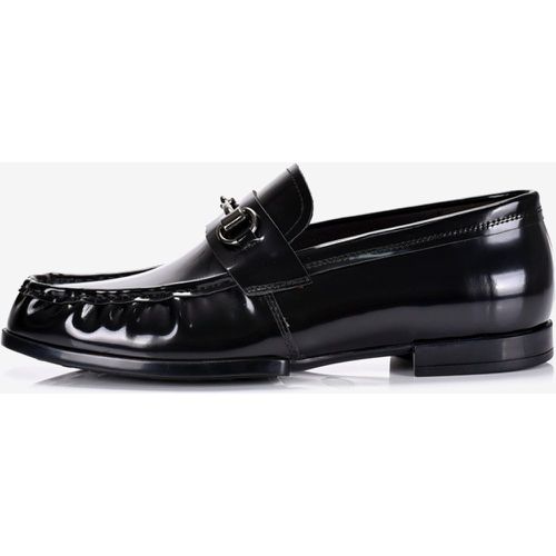 Men's Slip On Metal Details Round Toe Cowhide Prom Wedding Shoes - milanoo.com - Modalova