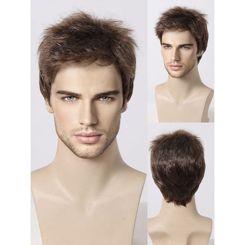 Man's Wig Straight Short - milanoo.com - Modalova