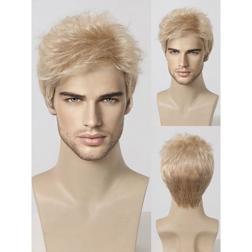 Men's Wig Short Tousled - milanoo.com - Modalova