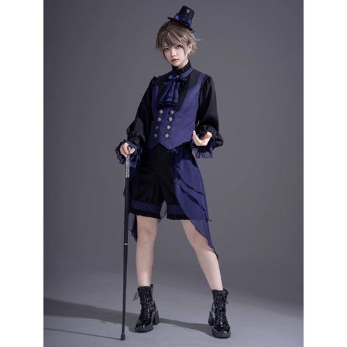 Gothic Lolita Bloomers Ruffles Straight Lolita Shorts - milanoo.com - Modalova