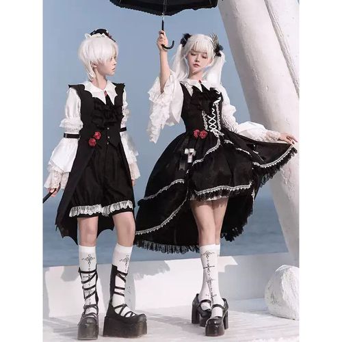 Gothic Lolita Bloomers Ruffles Straight Lolita Shorts - milanoo.com - Modalova