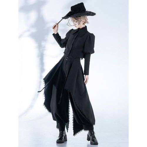 Gothic Lolita Coats Coat Bows Lace Ruffles Overcoat Polyester Fall Lolita Outwears - milanoo.com - Modalova