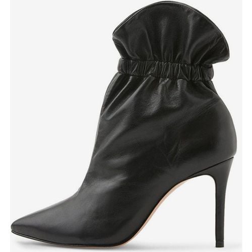 Women Ankle Boots Black Pointed Toe Designed High Heel Booties - milanoo.com - Modalova