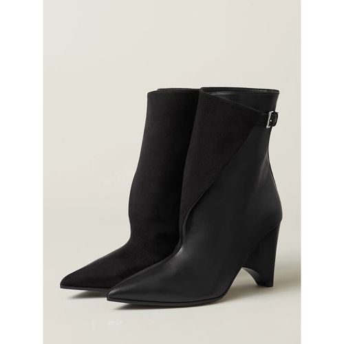 Women Ankle Boots Pointed Toe Kitten Heel Booties - milanoo.com - Modalova