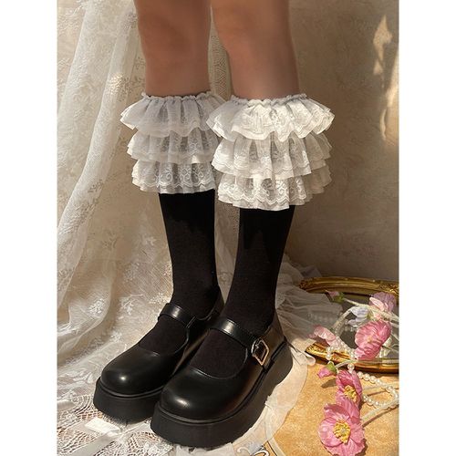 Sweet Lolita Stocking White Accessory Polyester Lolita Accessories - milanoo.com - Modalova