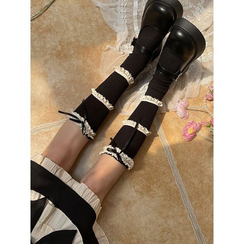 Gothic Lolita Stocking Coffee Brown Accessory Polyester Lolita Accessories - milanoo.com - Modalova