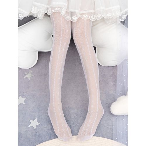 Gothic Lolita Tights Black Accessory Polyester Plaid Lolita Accessories - milanoo.com - Modalova