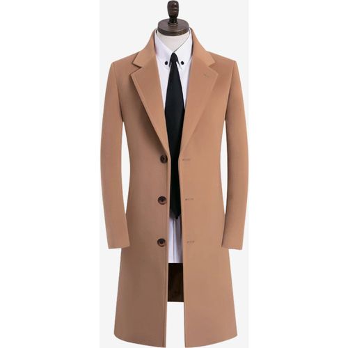 Men's Suit Coats Turn-Down Collar Casual Elegant Single Breasted Coats - milanoo.com - Modalova