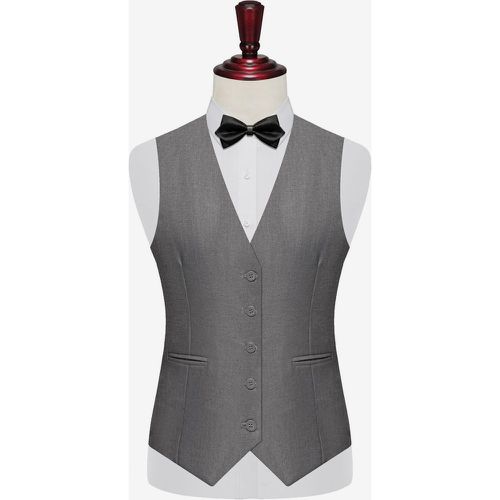 Men's Suit Vest Groomsmen Suit Professional Wear Plus Size Dress Vest - milanoo.com - Modalova