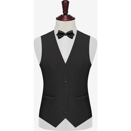 Men's Suit Vest Groomsmen Suit Professional Wear Plus Size Dress Vest - milanoo.com - Modalova