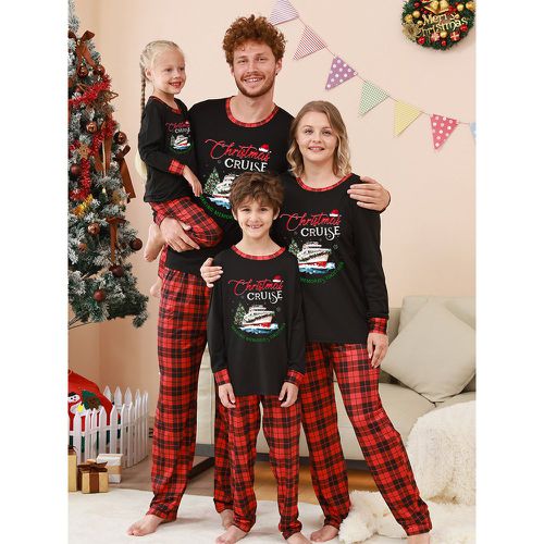 Matching Family Christmas Pajamas Couple's Baby's Christmas Pattern Pants Top - milanoo.com - Modalova