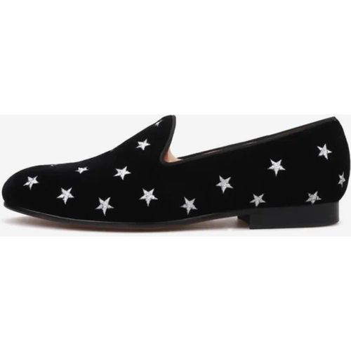 Men's Loafer Shoes Slip-On Round Toe Canvas Prom Wedding Shoes - milanoo.com - Modalova