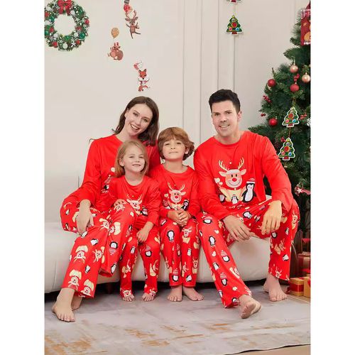 Matching Family Christmas Pajamas Adult's Kid's Christmas Pattern Top Pants - milanoo.com - Modalova