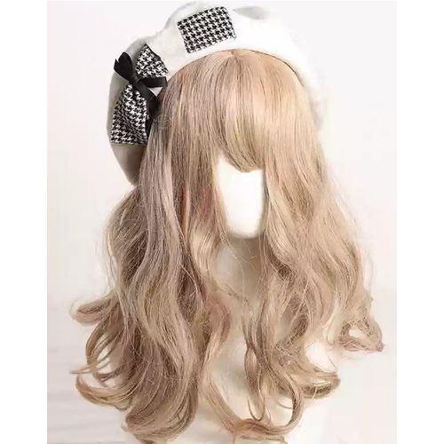 Sweet Lolita Hat Bows Accessory Color Block Polyester Light Gray Lolita Accessories - milanoo.com - Modalova