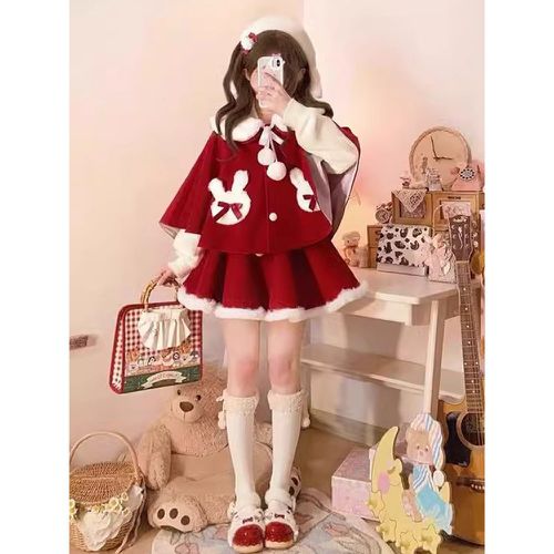 Sweet Lolita Outfits Bows Sleeveless Cape Skirt - milanoo.com - Modalova