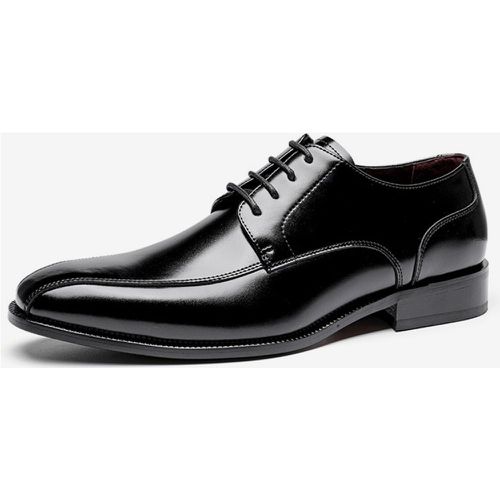 Man's Dress Shoes Fashion Square Toe PU Leathe Derby Prom Wedding Shoes - milanoo.com - Modalova