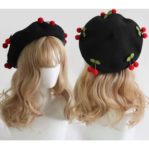 Sweet Lolita Hat Red Accessory Polyester Lolita Accessories - milanoo.com - Modalova