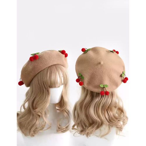 Sweet Lolita Hat Red Accessory Polyester Lolita Accessories - milanoo.com - Modalova