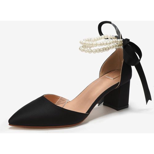 Wedding Shoes Bridal Pumps Satin Pointed Toe - milanoo.com - Modalova