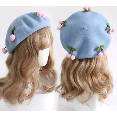 Sweet Lolita Hat Red Accessory Polyester Lolita Accessories - milanoo.com - Modalova