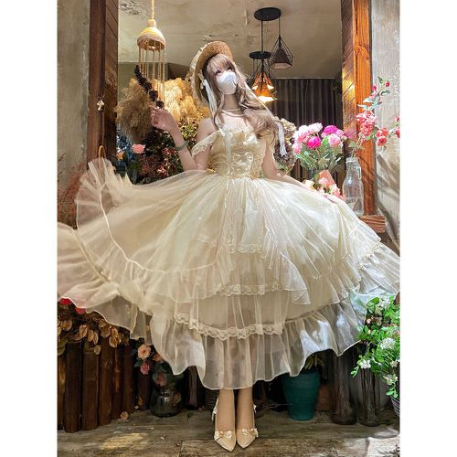 Sweet Lolita Dress Polyester Sleeveless Sweet Jumper Lolita Dress - milanoo.com - Modalova