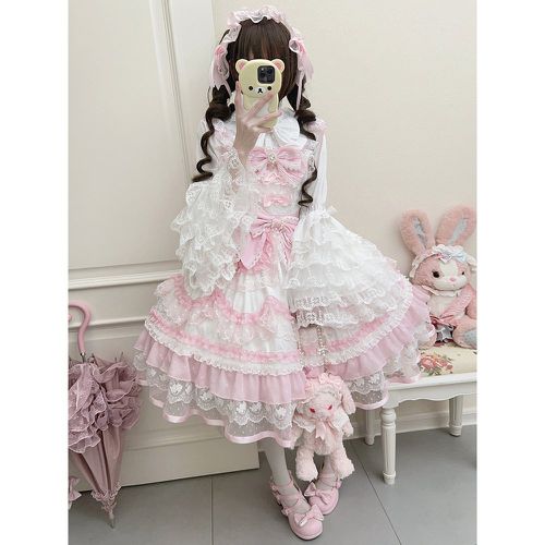 Sweet Lolita Dress Polyester Sleeveless Jumper Sweet Lolita Dress - milanoo.com - Modalova