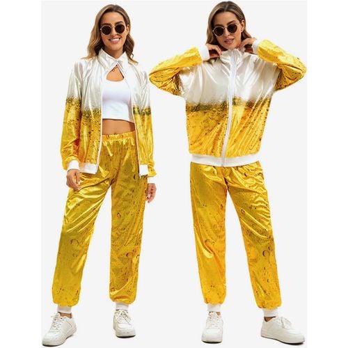 Retro Set Pants Top Party Prom Hip Hop Costumes - milanoo.com - Modalova