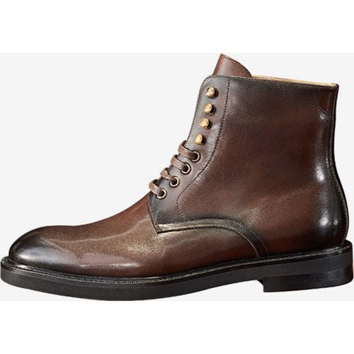 Men's Martin Work Boots Leather Ankel Short Boots - milanoo.com - Modalova