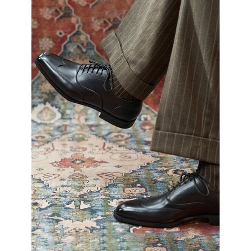 Man's Dress Oxford Shoes Fashion Square Toe Prom Formal Wedding Shoes - milanoo.com - Modalova