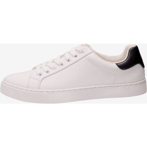 Mens Sneakers Comfy PU Leather Round Toe Basket Sport Shoes - milanoo.com - Modalova