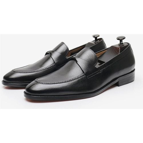 Men's Loafers Slip On Cowhide Prom Wedding shoes - milanoo.com - Modalova