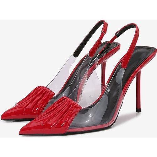 Women's High Heels Stiletto Heel Pumps PU Leather - milanoo.com - Modalova