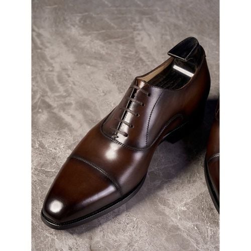 Dress Shoes For Man Quality Square Toe Leather Brogue Formal Wedding Shoes - milanoo.com - Modalova