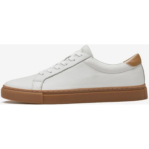 Sneakers For Men Fashion Leather Round Toe Basket Sport Shoes - milanoo.com - Modalova