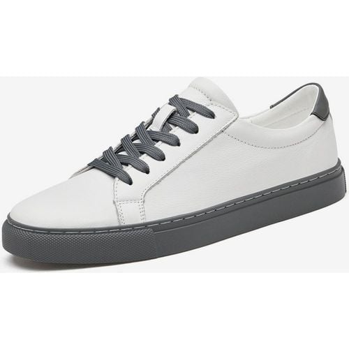 Sneakers For Men Fashion Leather Round Toe Basket Sport Shoes - milanoo.com - Modalova