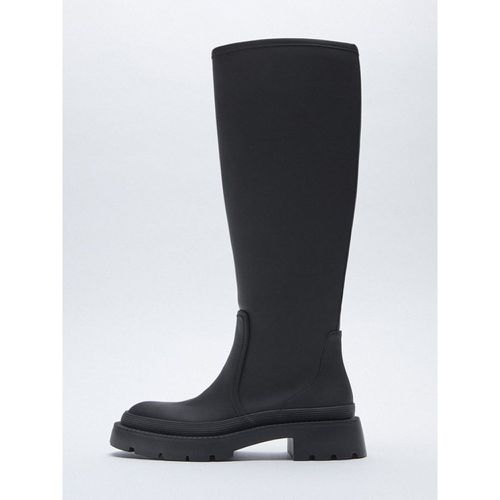 Women's Rain Boots Round Toe Flat Water Proof Knee High Boots - milanoo.com - Modalova