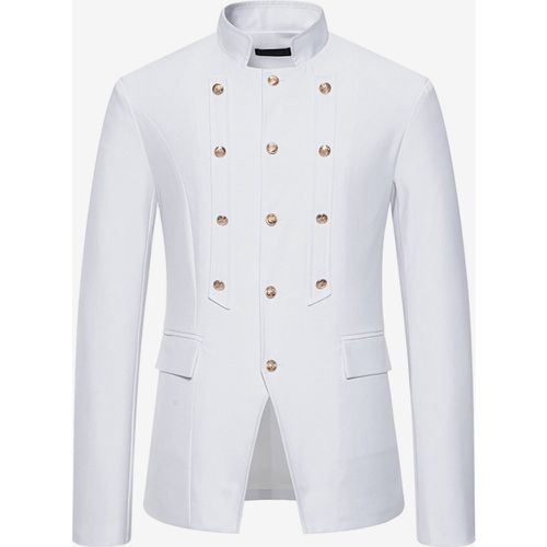 Men’s Blazers Jackets Casual Suits Men Formal Comfortable Black Vintage Jackets - milanoo.com - Modalova