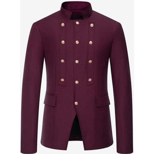 Men’s Blazers Jackets Casual Suits Men Formal Comfortable Black Vintage Jackets - milanoo.com - Modalova