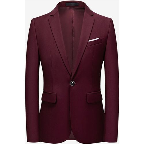 Blazers & Jackets Men's Casual Suits Formal Cyan Blue Dark Green Quality Man's Casual Suits - milanoo.com - Modalova