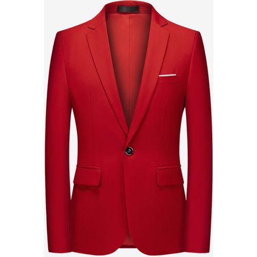 Blazers & Jackets Men's Casual Suits Formal Cyan Blue Dark Green Quality Man's Casual Suits - milanoo.com - Modalova