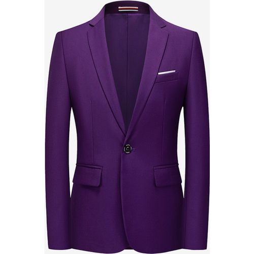 Blazers & Jackets Men's Casual Suits Formal Cyan Blue Dark Green Quality Man's Casual Suits - milanoo.com - Modalova