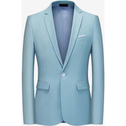 Blazers & Jackets Men's Casual Suits Formal Cyan Blue Dark Green Quality Man's Casual Suits - milanoo.com - Modalova