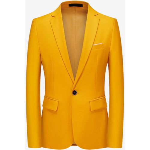 Blazers & Jackets Men's Casual Suits Formal Cyan Blue Dark Green Quality Man's Casual Suits - milanoo.com - Modalova