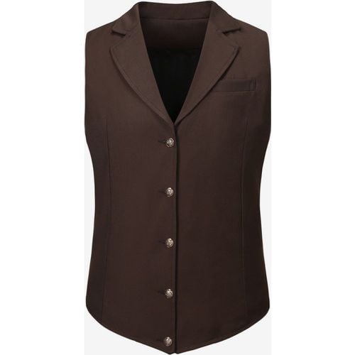 Men's Dress Vests Wedding Formal Ceremony Turn Down Collar Buttons Casual Suit Vest - milanoo.com - Modalova