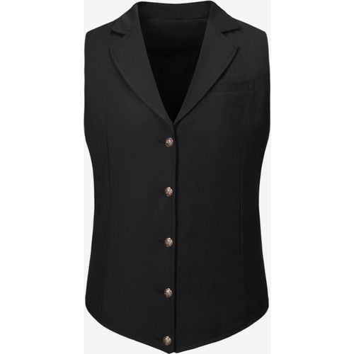 Men's Dress Vests Wedding Formal Ceremony Turn Down Collar Buttons Casual Suit Vest - milanoo.com - Modalova