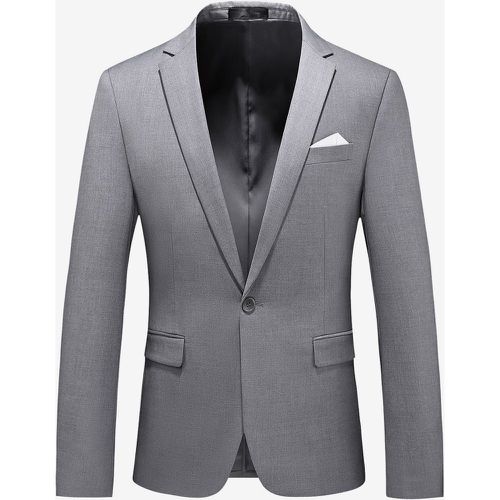 Men's Blazer Suit Slim Fit One Button Blazer Wedding Chic Jacket - milanoo.com - Modalova